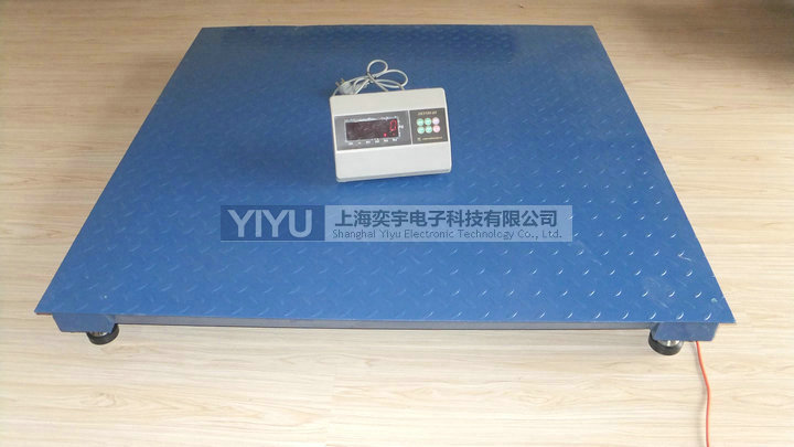 标准型电子地磅实物图，出厂标配上海耀华XK3190系列显示仪表
