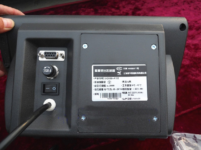 xk3190-a19e称重显示控制器铭牌
